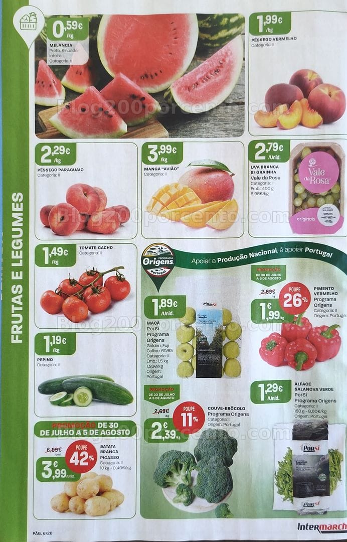 Antevisão Folheto INTERMARCHÉ Contact Promoções de 30 julho a 5 agosto